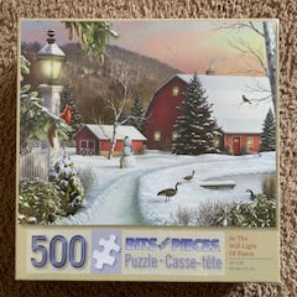 In the still light of dawn, 500 bits and pieces puzzle